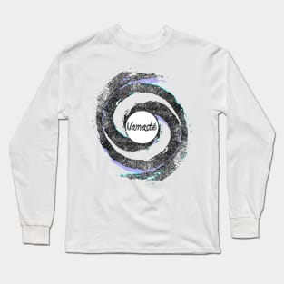 Namaste Yoga Yin Yang Symbol Shirt Long Sleeve T-Shirt